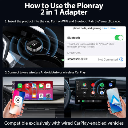 Pionray CarPlay & Android Auto Adapter